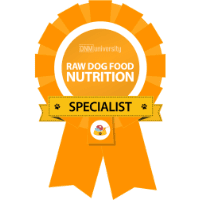 DNMuniversity Raw Dog Food Specialist badge for Big Rock Labradoodles