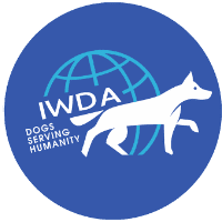 IWDA Dogs Serving Humanity badge for Big Rock Labradoodles