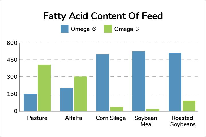 Fatty Acid Content of Feed - Chart